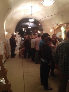 The storage caves at Too Good winery