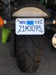 My new Cali tag